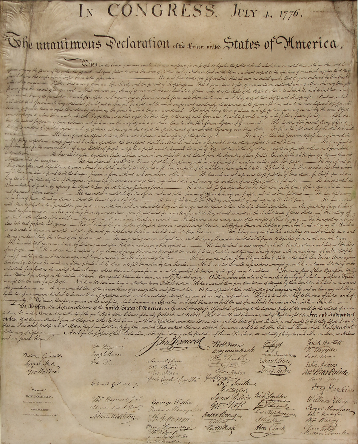 john locke declaration of independence